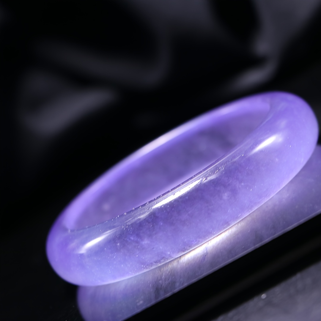 Elegant Violet Natural Stone Bracelet, Fashion Accessory